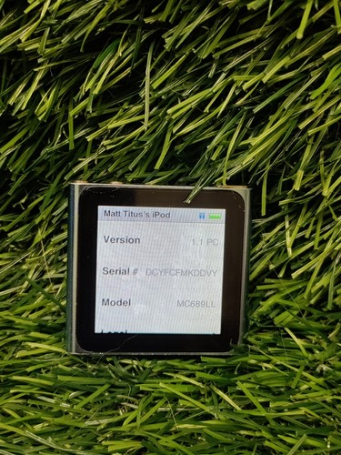 Apple ipod nano 6th gen - 6th, 8gb