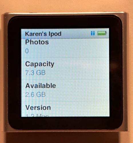 Apple ipod nano 6th - ipod,
