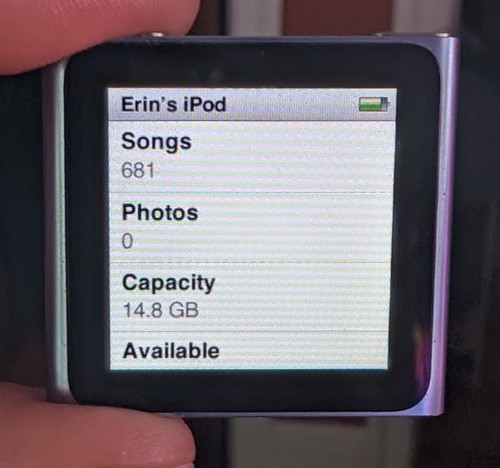 Apple ipod nano 6th generation - ipod,