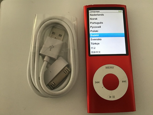 Apple ipod nano 4th gen - ipod, red
